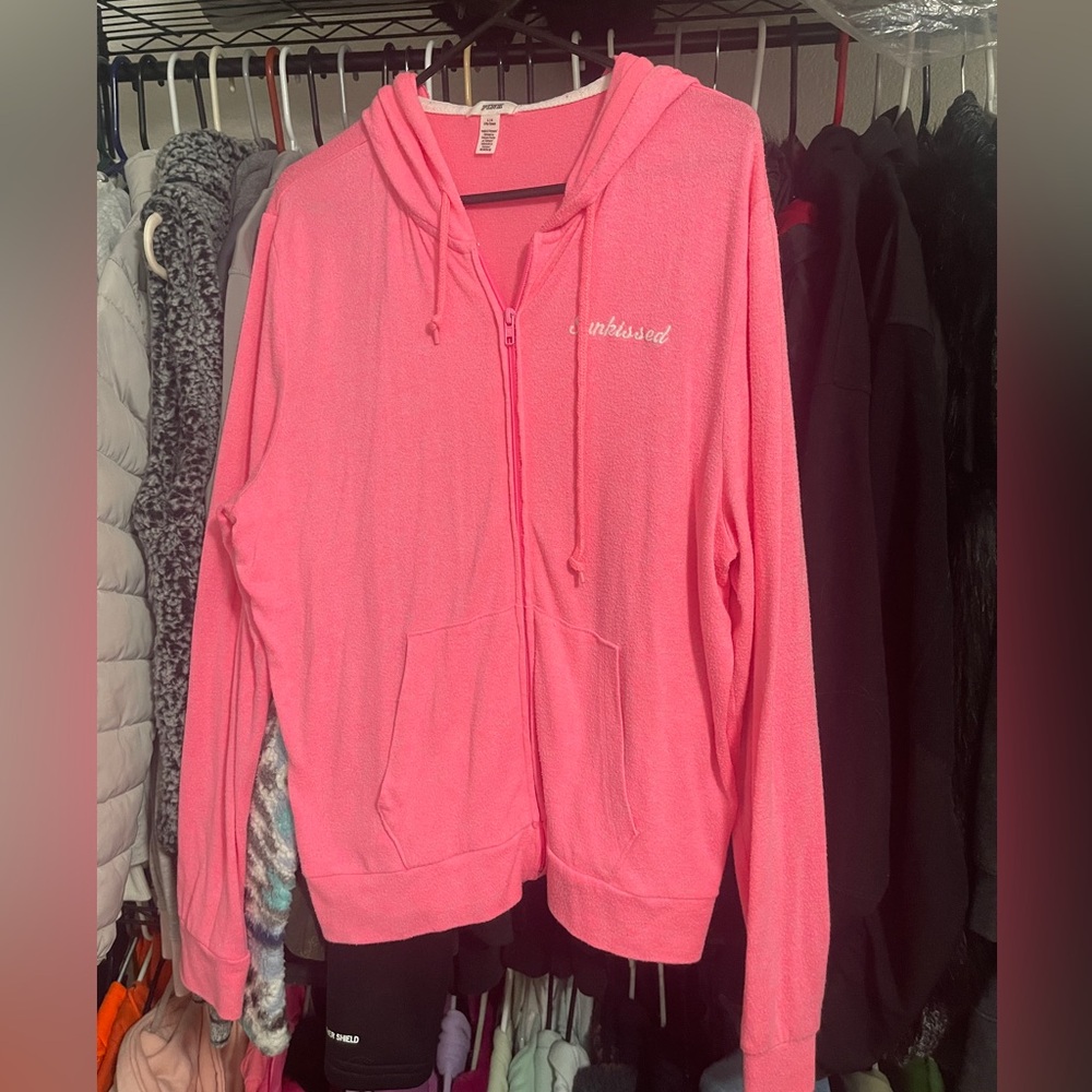 PINK pink light knit sweater